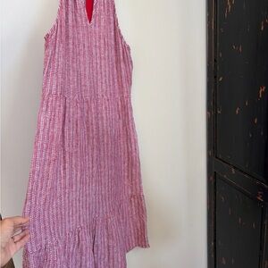Universal Thread Pink Striped Sleeveless Maxi Dress